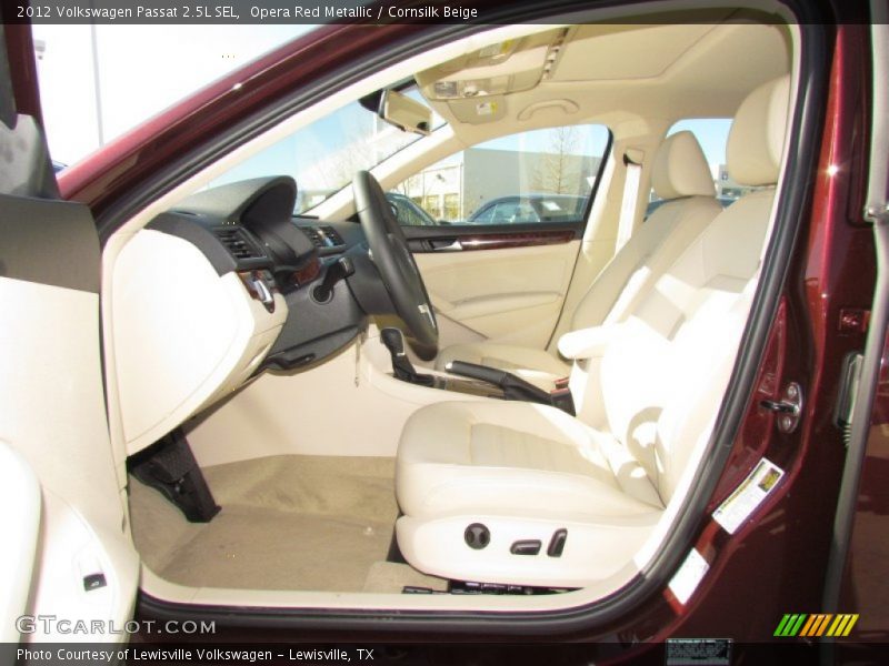 Opera Red Metallic / Cornsilk Beige 2012 Volkswagen Passat 2.5L SEL