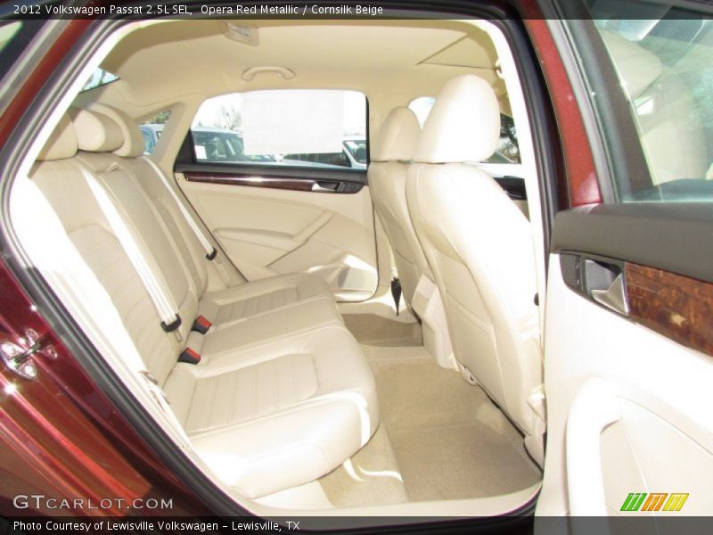 Opera Red Metallic / Cornsilk Beige 2012 Volkswagen Passat 2.5L SEL