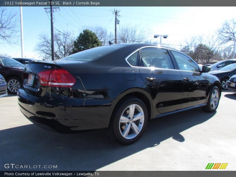 Black / Cornsilk Beige 2012 Volkswagen Passat TDI SE