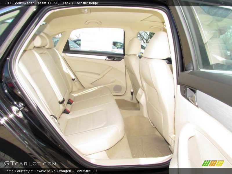 Black / Cornsilk Beige 2012 Volkswagen Passat TDI SE