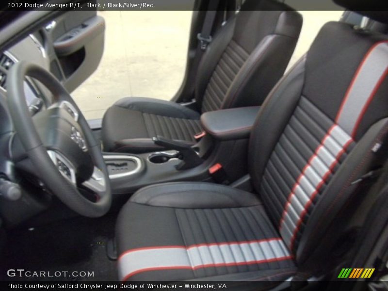 Black / Black/Silver/Red 2012 Dodge Avenger R/T