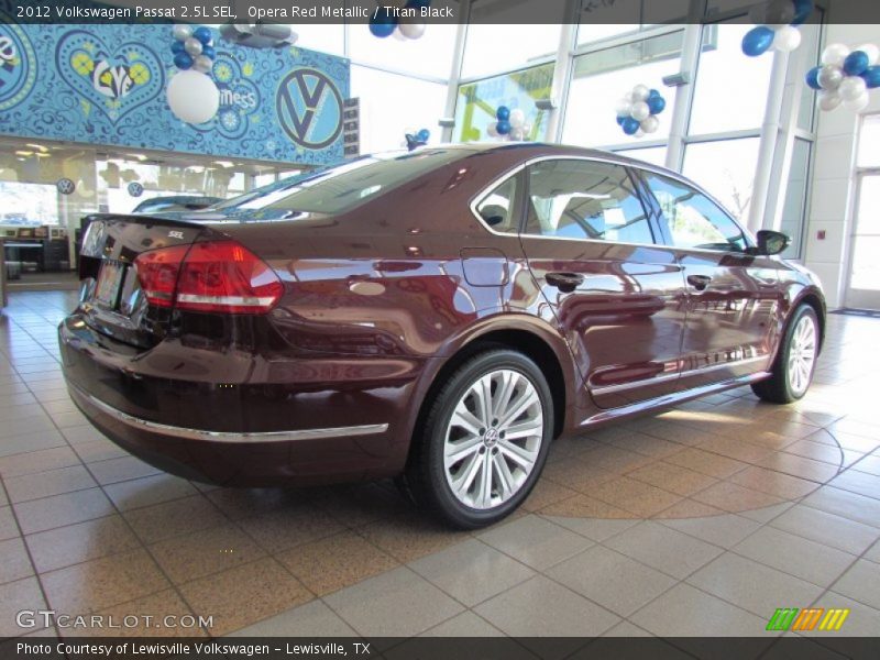 Opera Red Metallic / Titan Black 2012 Volkswagen Passat 2.5L SEL