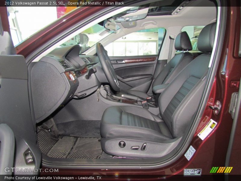 Opera Red Metallic / Titan Black 2012 Volkswagen Passat 2.5L SEL