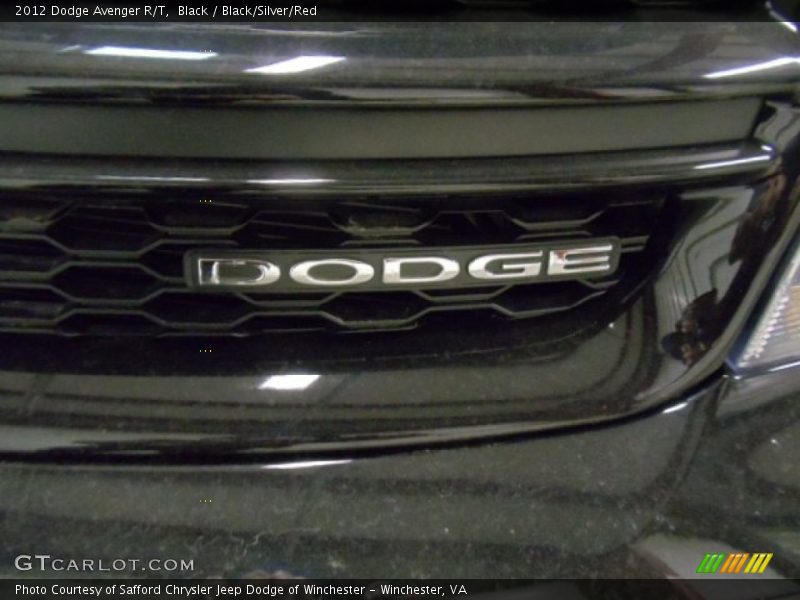 Black / Black/Silver/Red 2012 Dodge Avenger R/T
