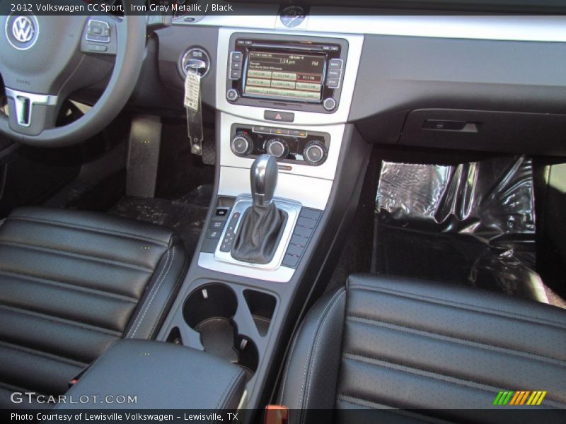Iron Gray Metallic / Black 2012 Volkswagen CC Sport