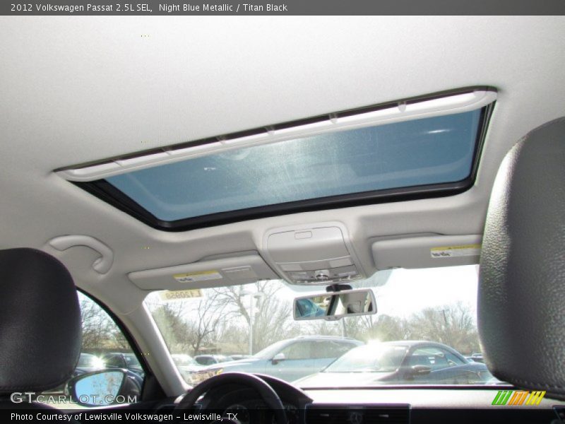 Night Blue Metallic / Titan Black 2012 Volkswagen Passat 2.5L SEL