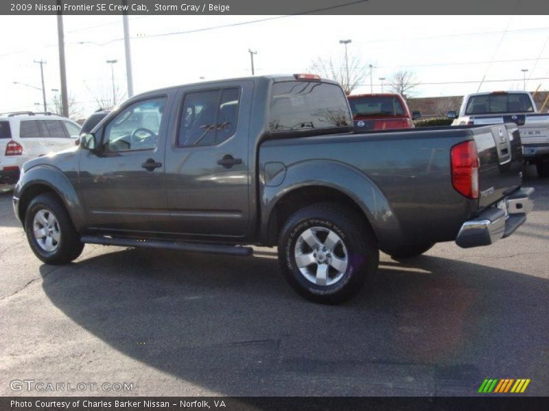 Storm Gray / Beige 2009 Nissan Frontier SE Crew Cab