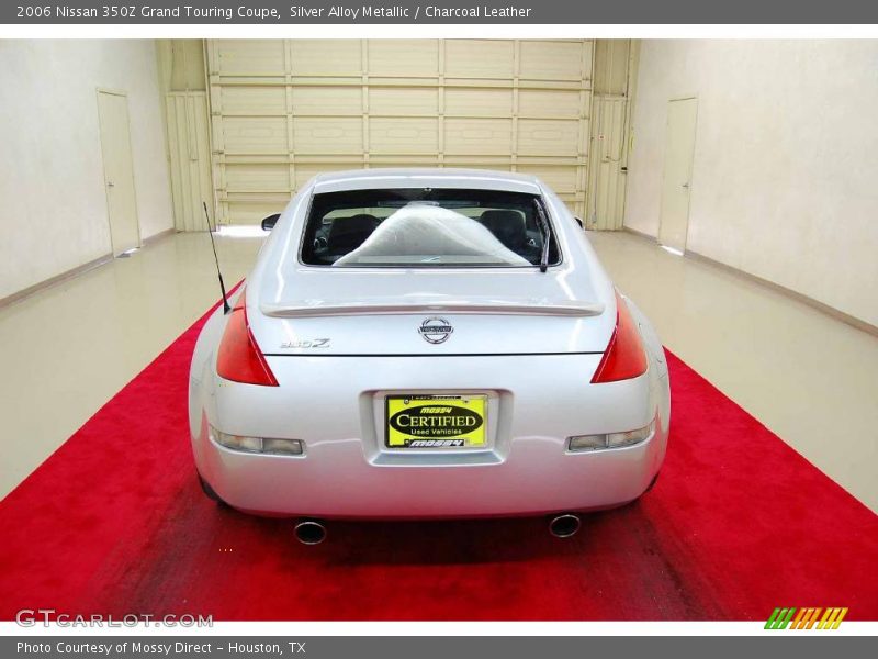 Silver Alloy Metallic / Charcoal Leather 2006 Nissan 350Z Grand Touring Coupe