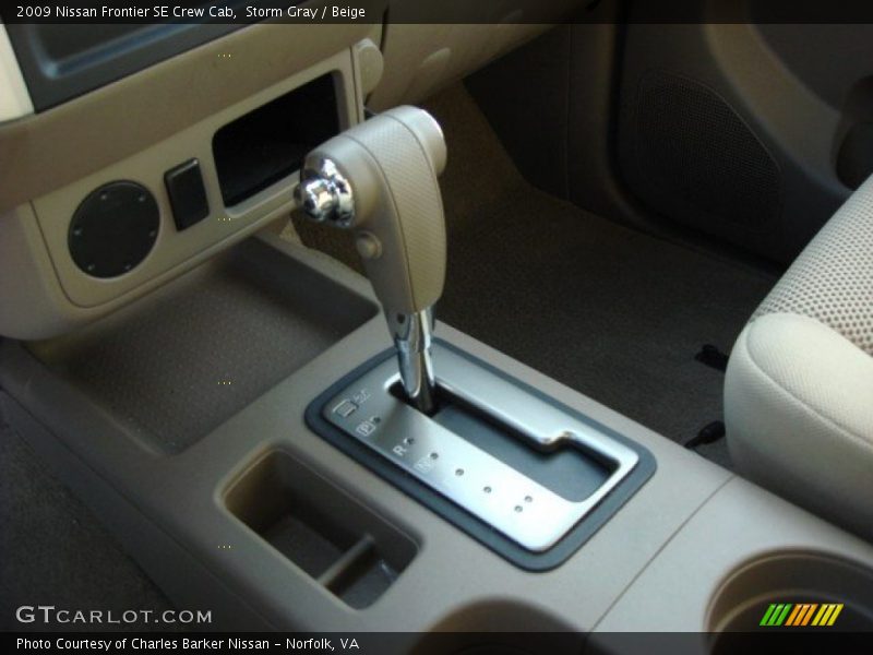 Storm Gray / Beige 2009 Nissan Frontier SE Crew Cab