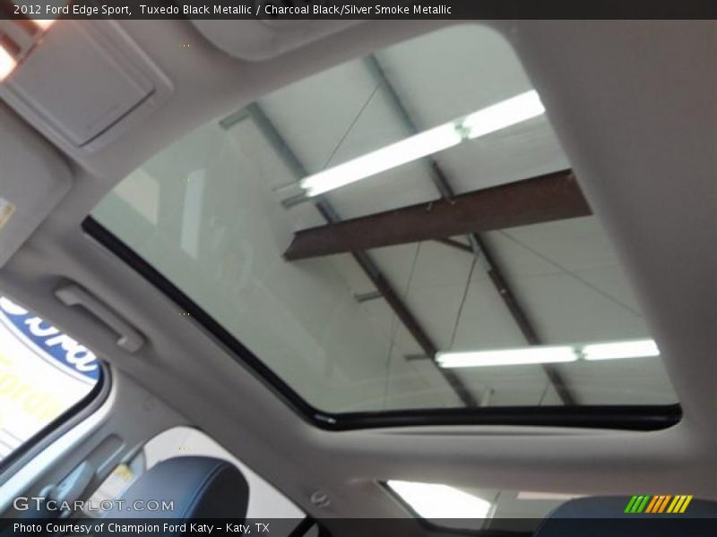 Tuxedo Black Metallic / Charcoal Black/Silver Smoke Metallic 2012 Ford Edge Sport