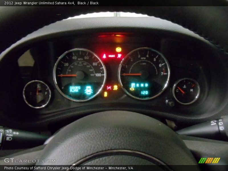 Black / Black 2012 Jeep Wrangler Unlimited Sahara 4x4