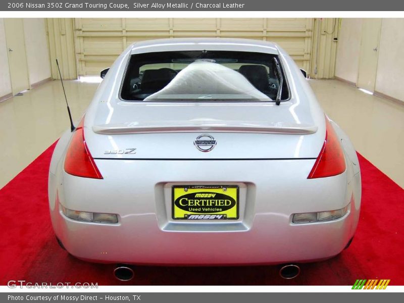 Silver Alloy Metallic / Charcoal Leather 2006 Nissan 350Z Grand Touring Coupe