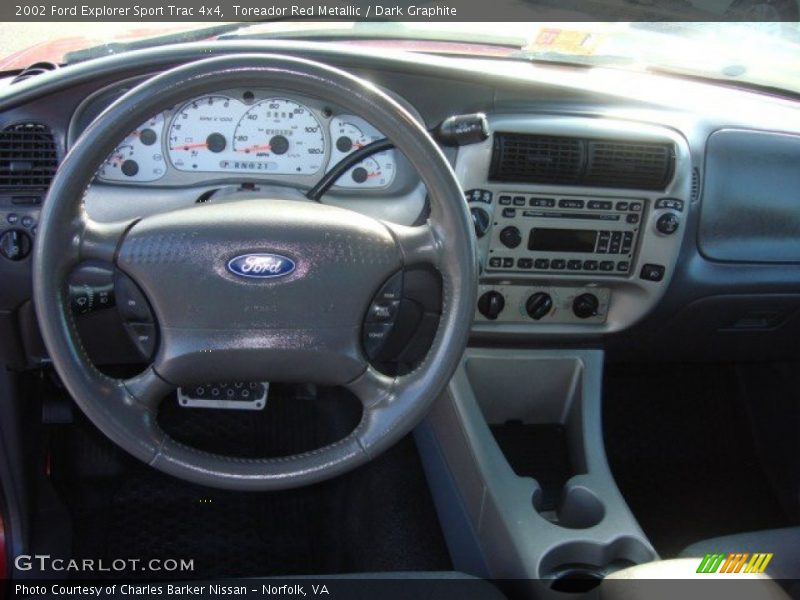 Toreador Red Metallic / Dark Graphite 2002 Ford Explorer Sport Trac 4x4