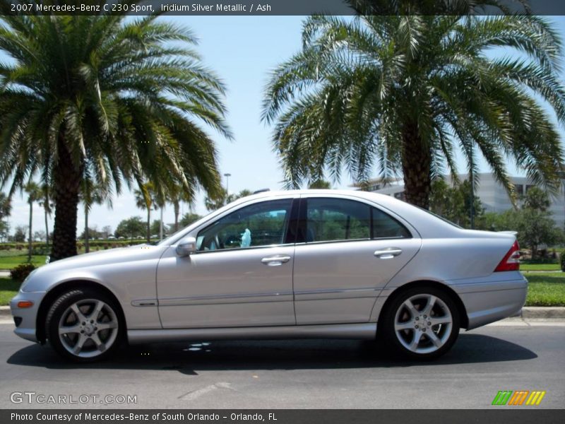 Iridium Silver Metallic / Ash 2007 Mercedes-Benz C 230 Sport