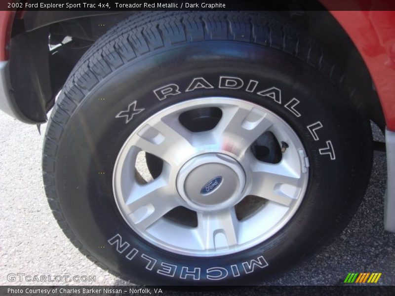 Toreador Red Metallic / Dark Graphite 2002 Ford Explorer Sport Trac 4x4