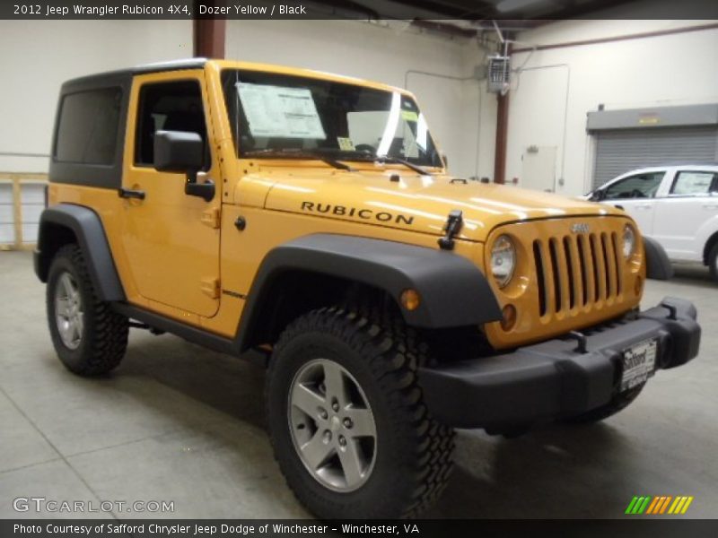 Front 3/4 View of 2012 Wrangler Rubicon 4X4