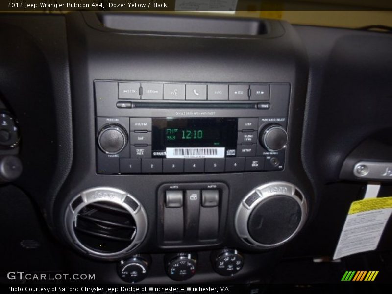 Dozer Yellow / Black 2012 Jeep Wrangler Rubicon 4X4