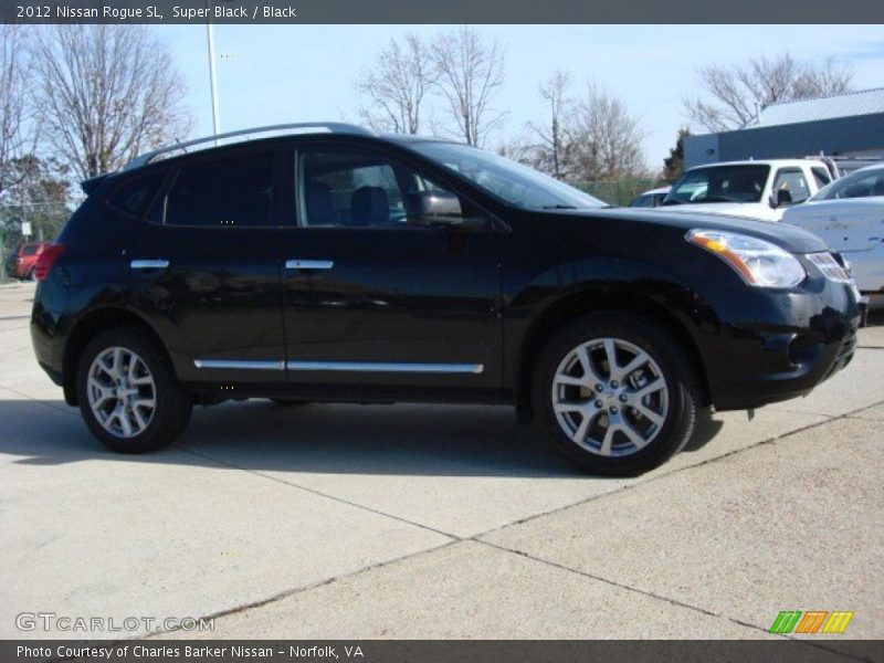 Super Black / Black 2012 Nissan Rogue SL