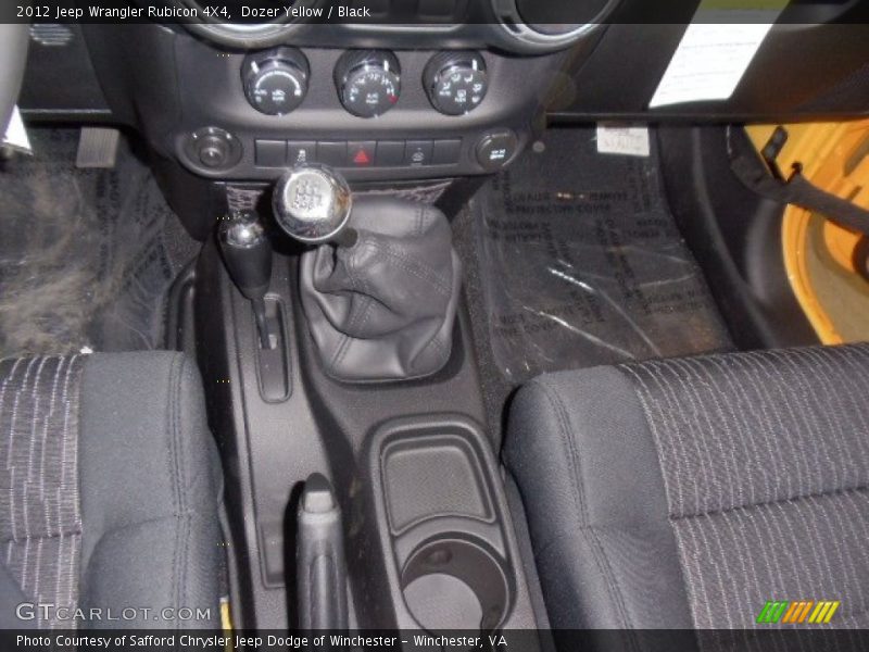 Dozer Yellow / Black 2012 Jeep Wrangler Rubicon 4X4