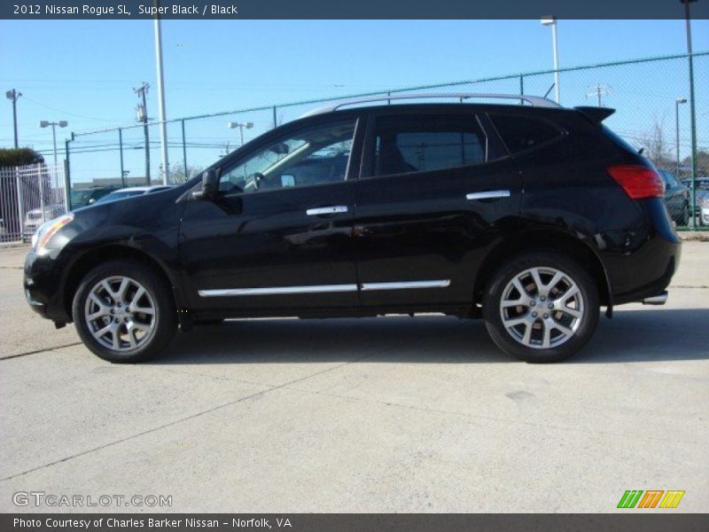 Super Black / Black 2012 Nissan Rogue SL