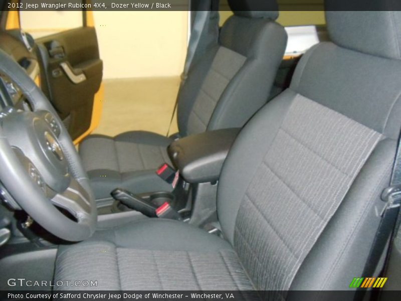 Dozer Yellow / Black 2012 Jeep Wrangler Rubicon 4X4