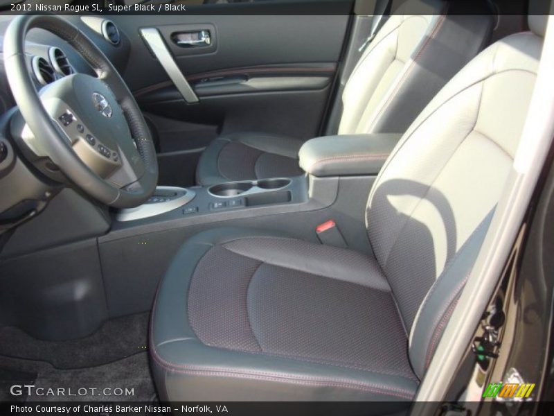 Super Black / Black 2012 Nissan Rogue SL