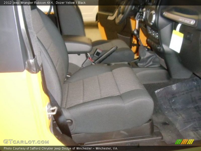 Dozer Yellow / Black 2012 Jeep Wrangler Rubicon 4X4