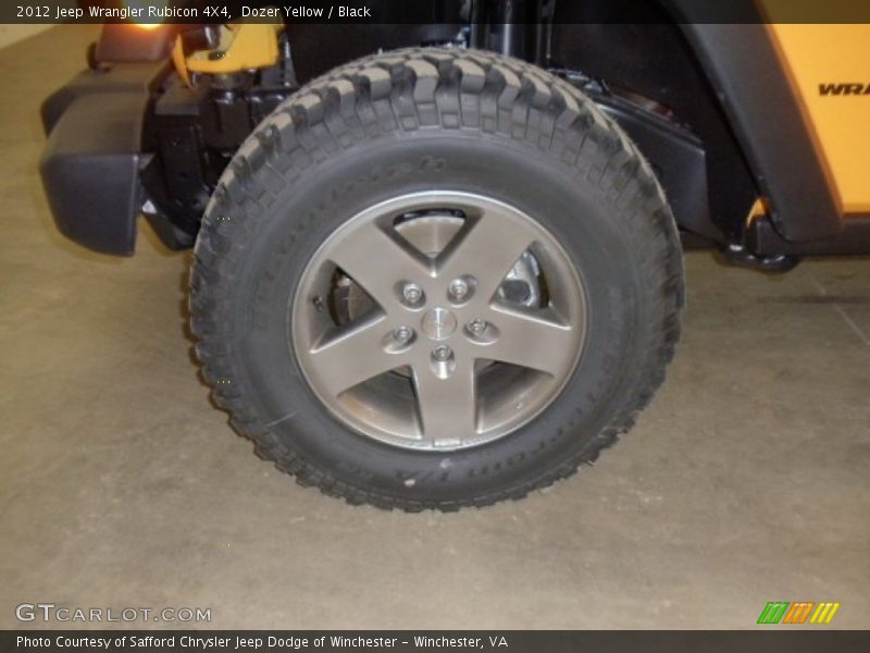 Dozer Yellow / Black 2012 Jeep Wrangler Rubicon 4X4