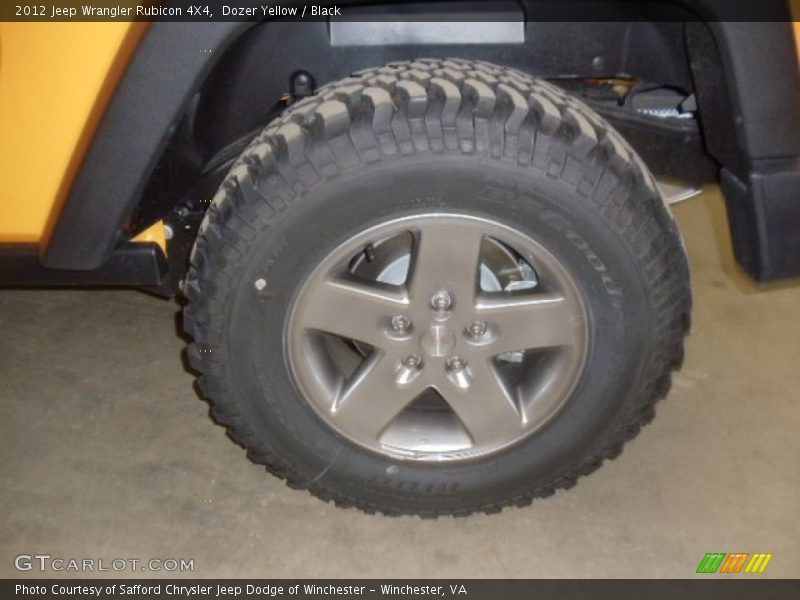 Dozer Yellow / Black 2012 Jeep Wrangler Rubicon 4X4
