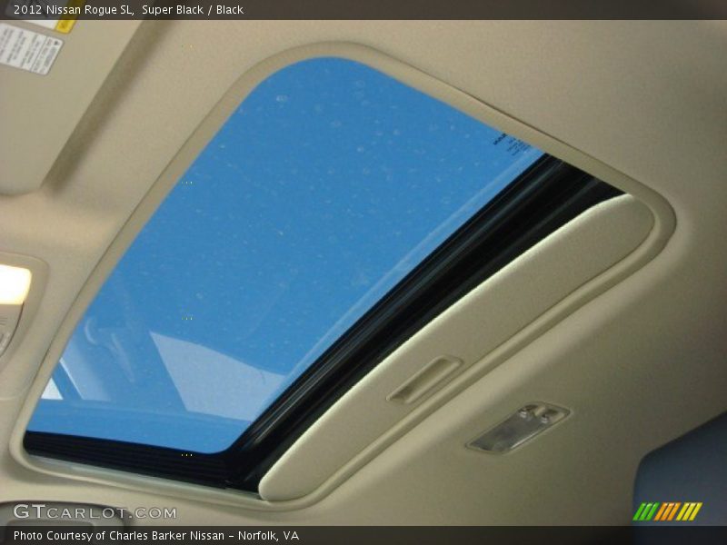 Super Black / Black 2012 Nissan Rogue SL