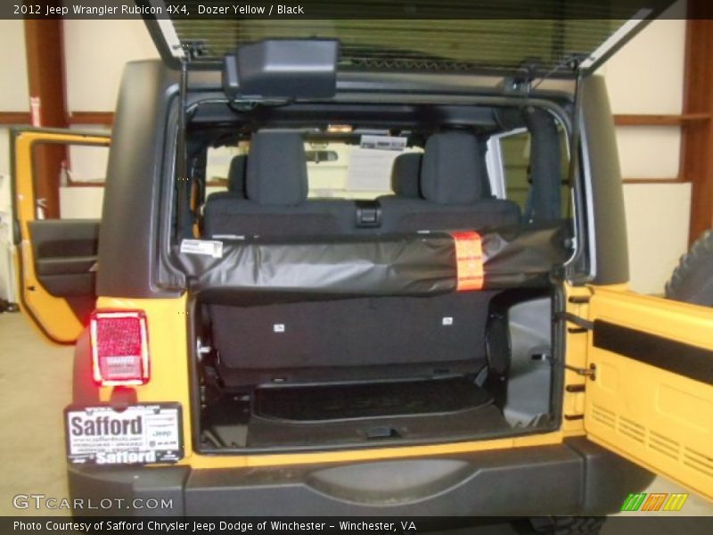 Dozer Yellow / Black 2012 Jeep Wrangler Rubicon 4X4