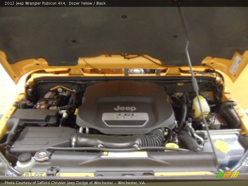 Dozer Yellow / Black 2012 Jeep Wrangler Rubicon 4X4