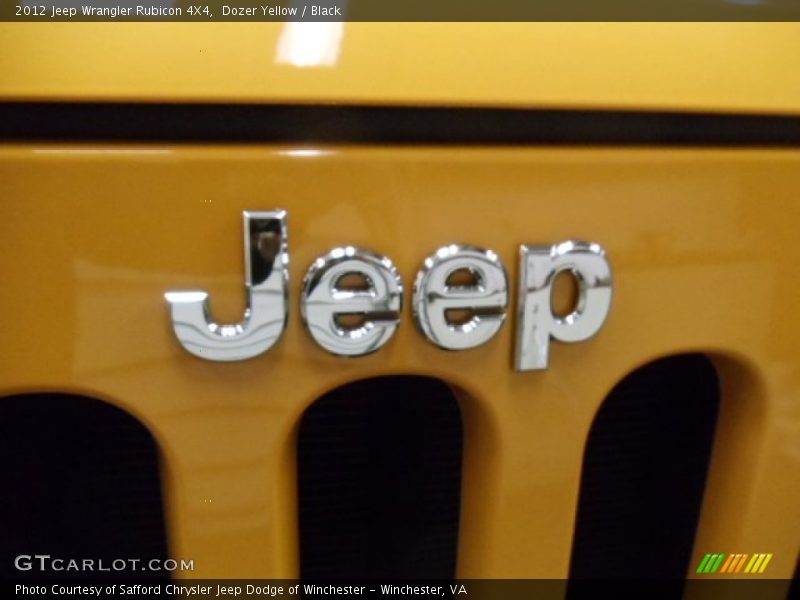 Dozer Yellow / Black 2012 Jeep Wrangler Rubicon 4X4