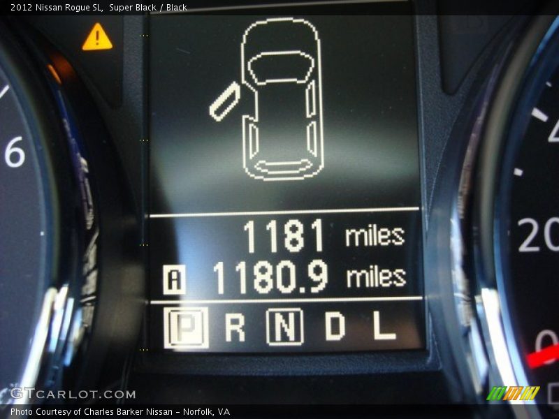 Super Black / Black 2012 Nissan Rogue SL