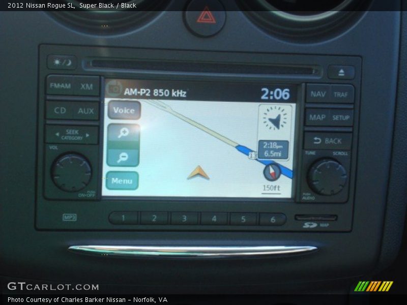 Super Black / Black 2012 Nissan Rogue SL