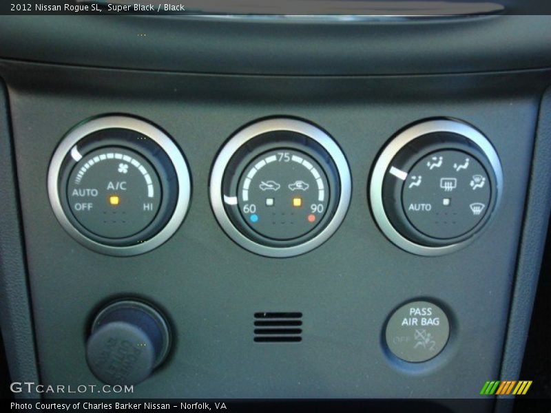 Super Black / Black 2012 Nissan Rogue SL