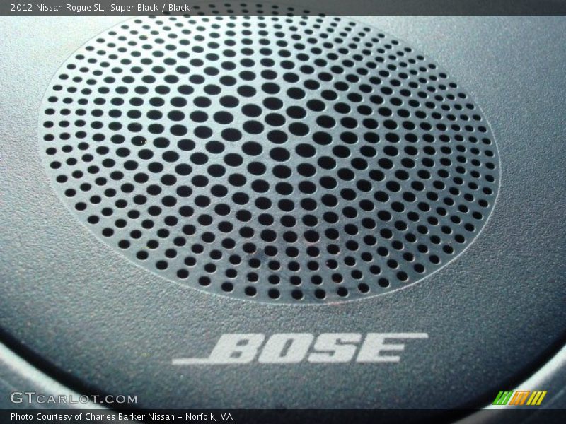 Super Black / Black 2012 Nissan Rogue SL