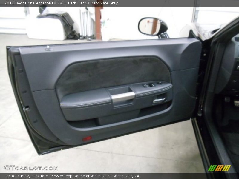 Pitch Black / Dark Slate Gray 2012 Dodge Challenger SRT8 392