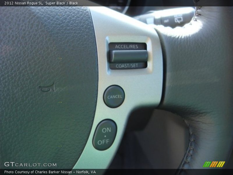 Super Black / Black 2012 Nissan Rogue SL