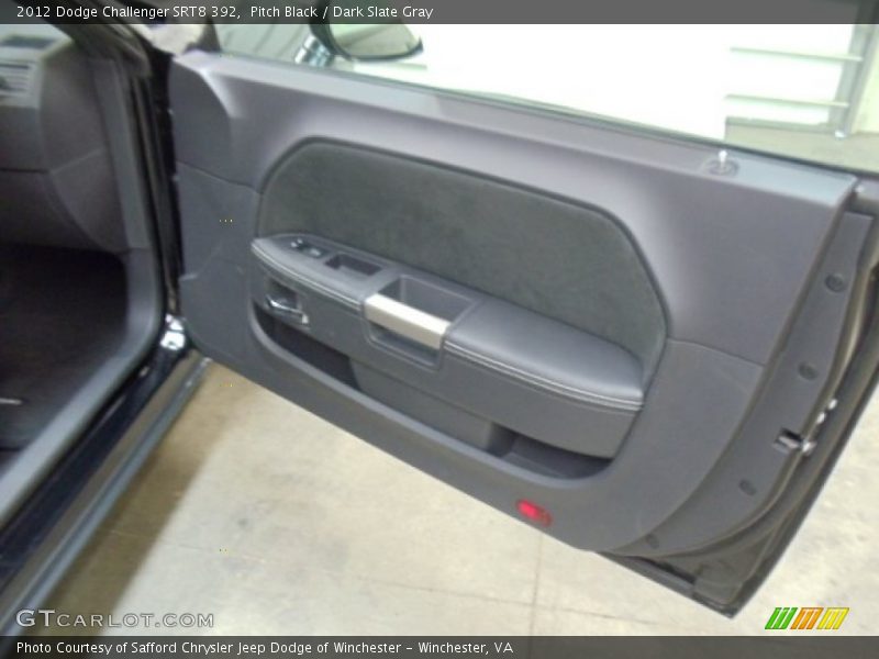 Pitch Black / Dark Slate Gray 2012 Dodge Challenger SRT8 392