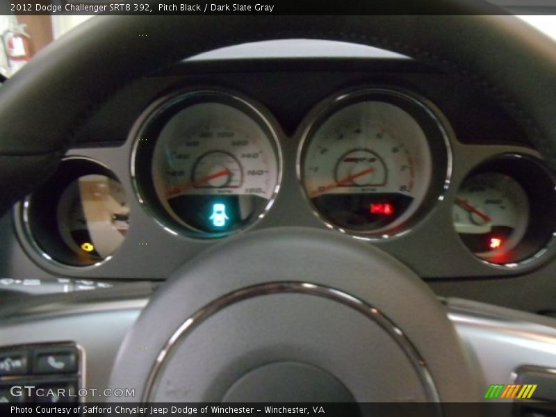 Pitch Black / Dark Slate Gray 2012 Dodge Challenger SRT8 392