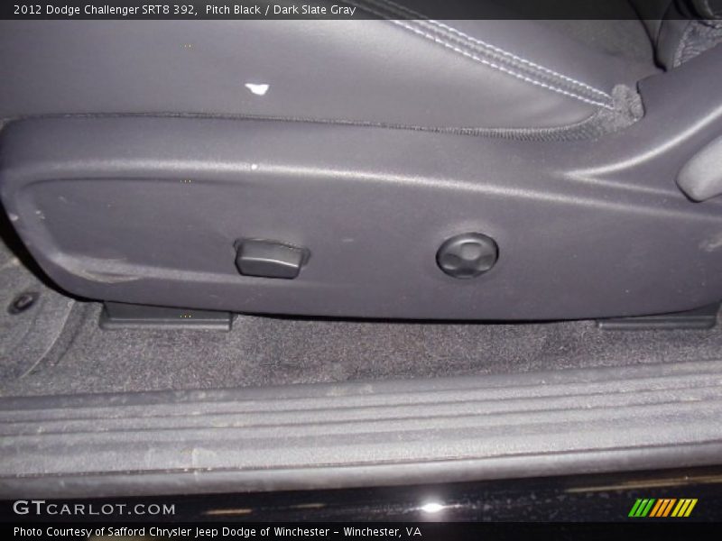 Pitch Black / Dark Slate Gray 2012 Dodge Challenger SRT8 392