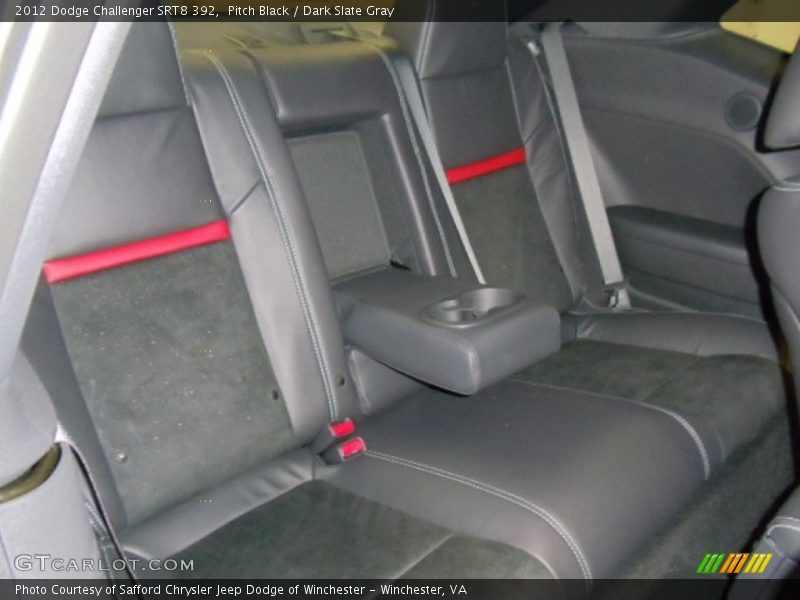Rear Seat of 2012 Challenger SRT8 392