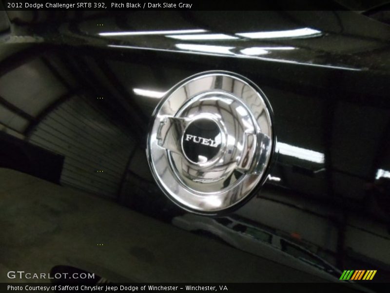 Pitch Black / Dark Slate Gray 2012 Dodge Challenger SRT8 392
