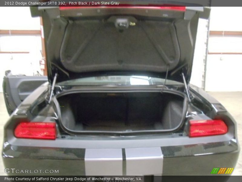 Pitch Black / Dark Slate Gray 2012 Dodge Challenger SRT8 392