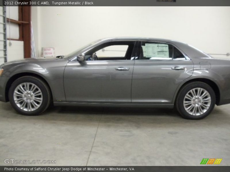 Tungsten Metallic / Black 2012 Chrysler 300 C AWD