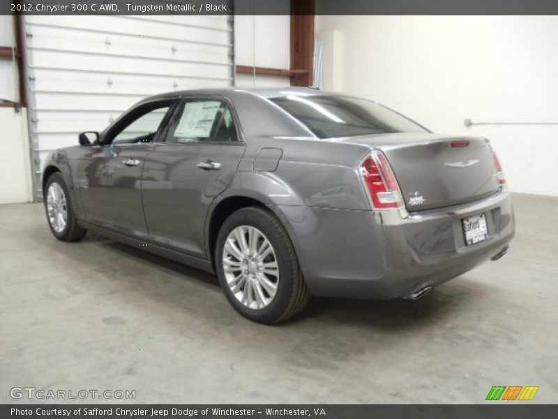 Tungsten Metallic / Black 2012 Chrysler 300 C AWD