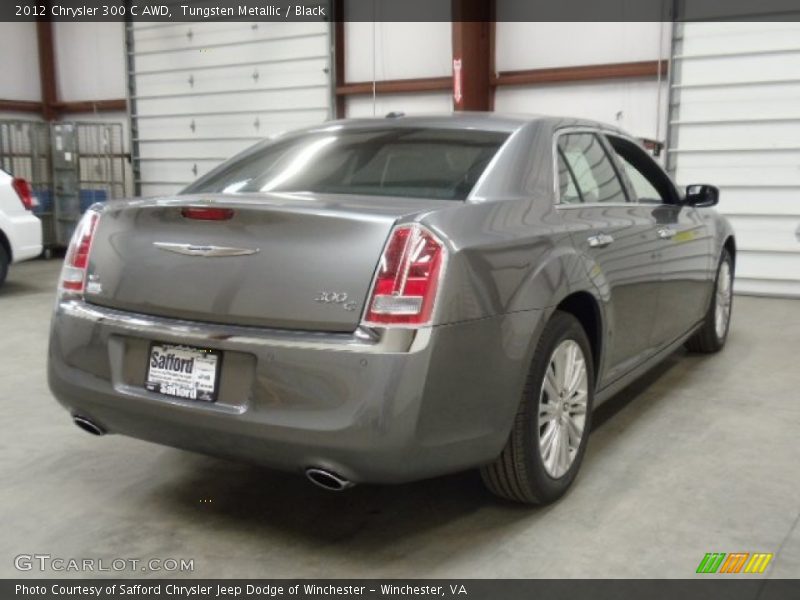 Tungsten Metallic / Black 2012 Chrysler 300 C AWD