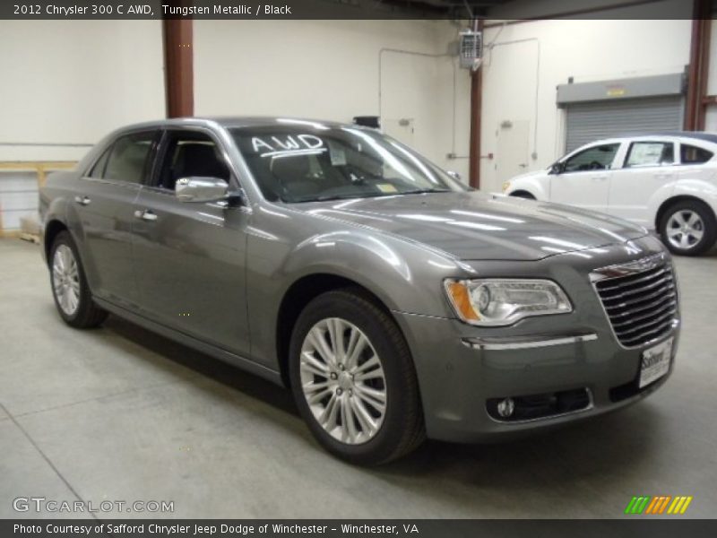 Tungsten Metallic / Black 2012 Chrysler 300 C AWD