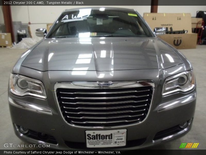 Tungsten Metallic / Black 2012 Chrysler 300 C AWD